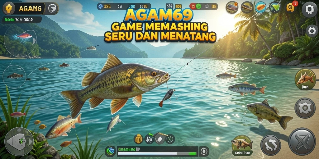 Tangkapan ikan besar dalam gameplay AGAM69 yang menegangkan.
