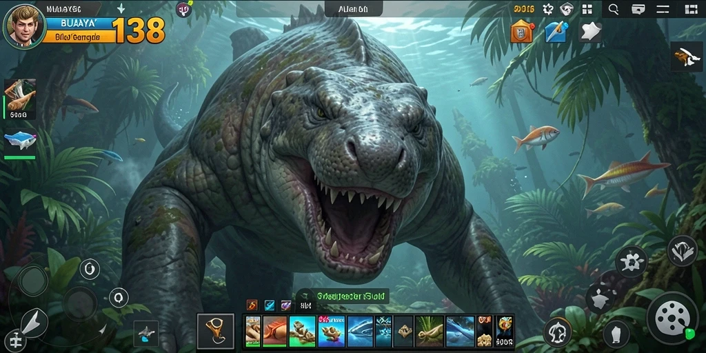 Screenshot gameplay BUAYA138 menampilkan aksi strategi yang mendebarkan.