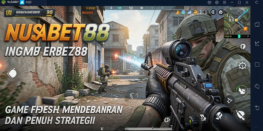 Tangkapan layar gameplay NUSABET88 yang intens dan penuh aksi.
