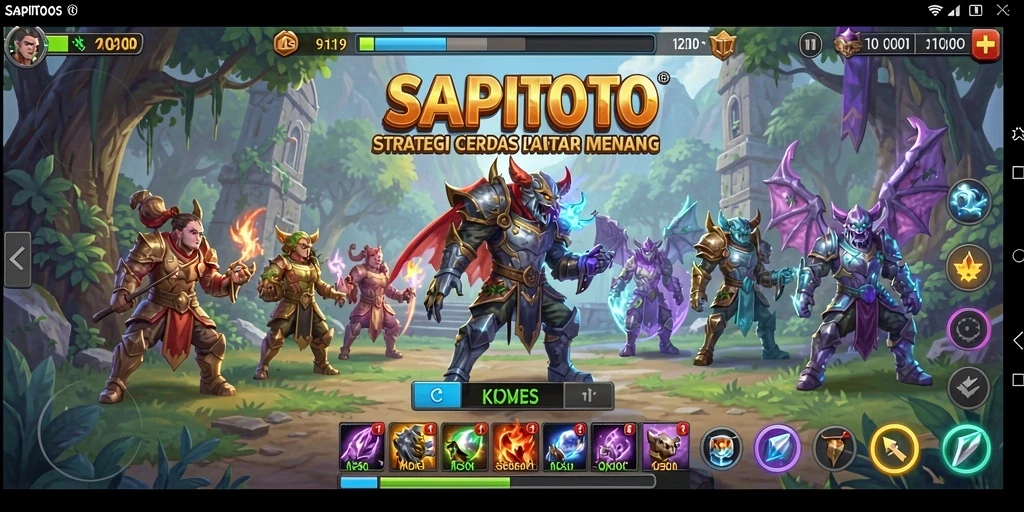 Tampilan gameplay <strong>SAPITOTO</strong> yang seru dengan elemen strategi mendalam.