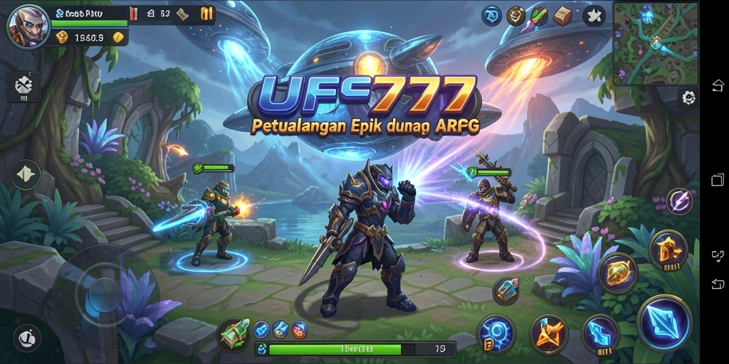 Tangkapan layar gameplay <strong>UFO777</strong> menampilkan aksi seru dalam pertempuran ARPG.